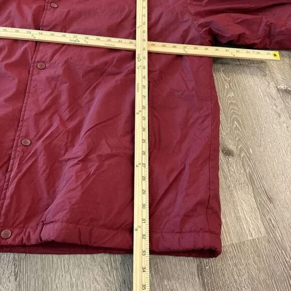 Vintage Nike Jacket Mens XL Red Y2K Spellout Logo Windbreaker Sherpa lined